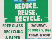 FREE GLASS RECYCLING AND PAPER SHREDDING EVENT